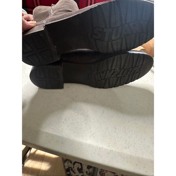 Stuart Weitzman Women's Brown Low Heel Mid-Calf Suede Ankle Boots Size 9 - Picture 8 of 8